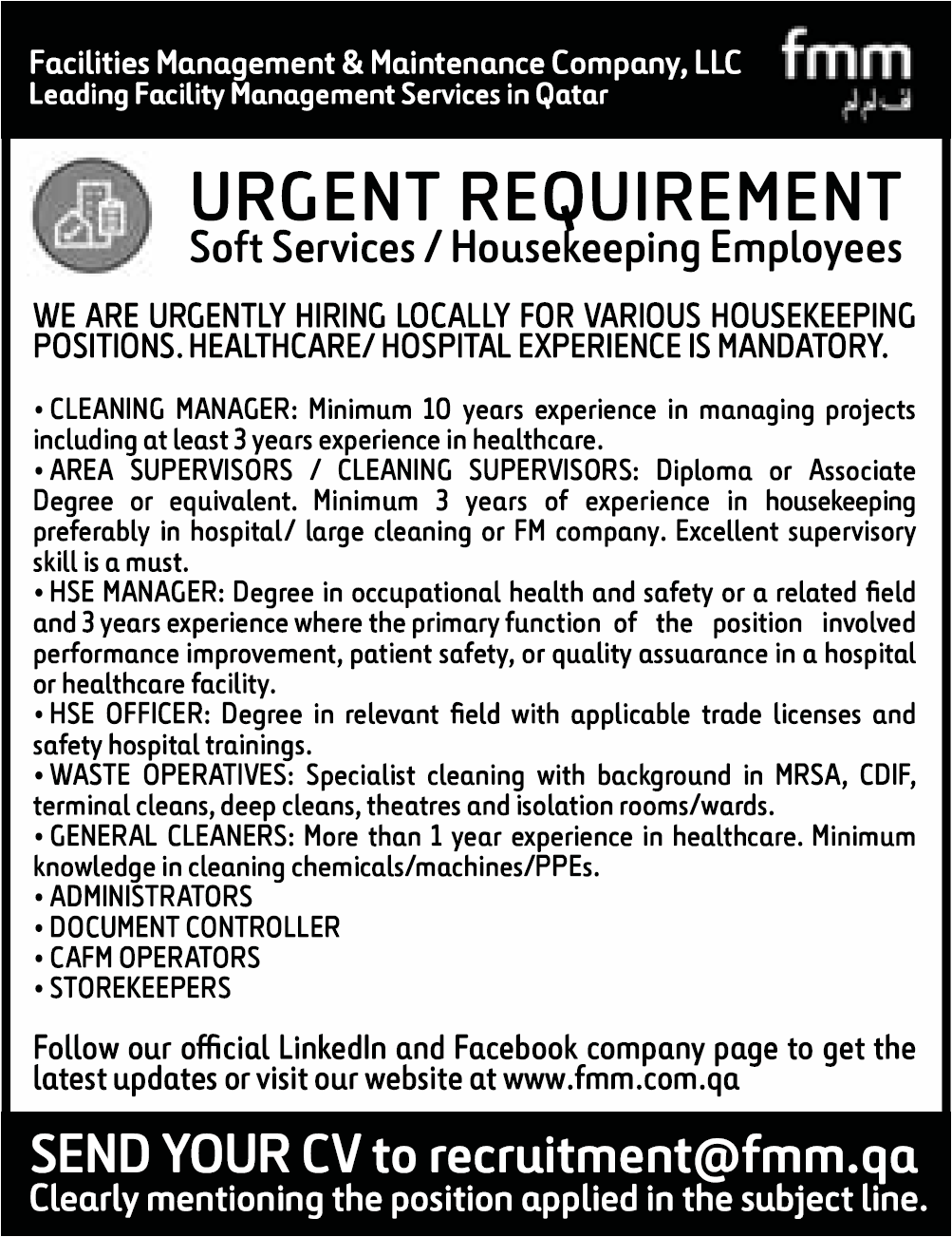 Facilities Management & Maintenance Company, L.L.C.