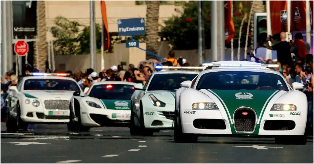 Dubai Police Jobs for Expats - Police Cars Dubai