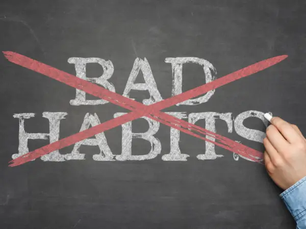 How to stop bad habits