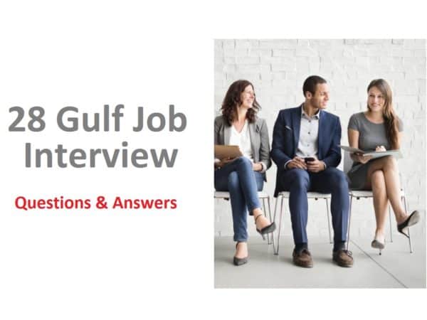 28 Gulf Job Interview Questions and Answers