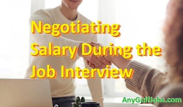 Negotiating salary during the job interview