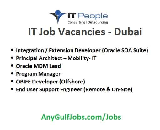 IT Job Vacancies Dubai