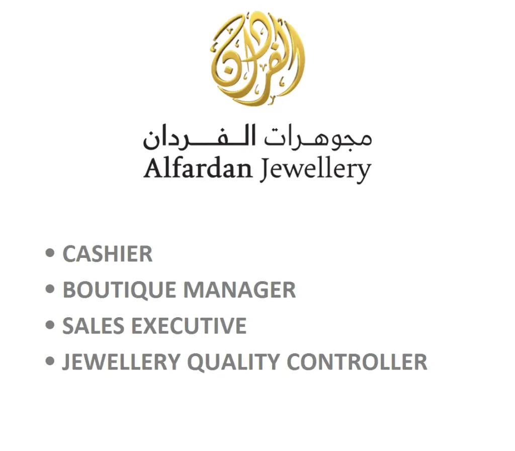 alfardan jewellery Job Vacancies 2 Jewellery Job Vacancies in Qatar