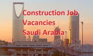 Engineering Job Vacancies in Saudi Arabia