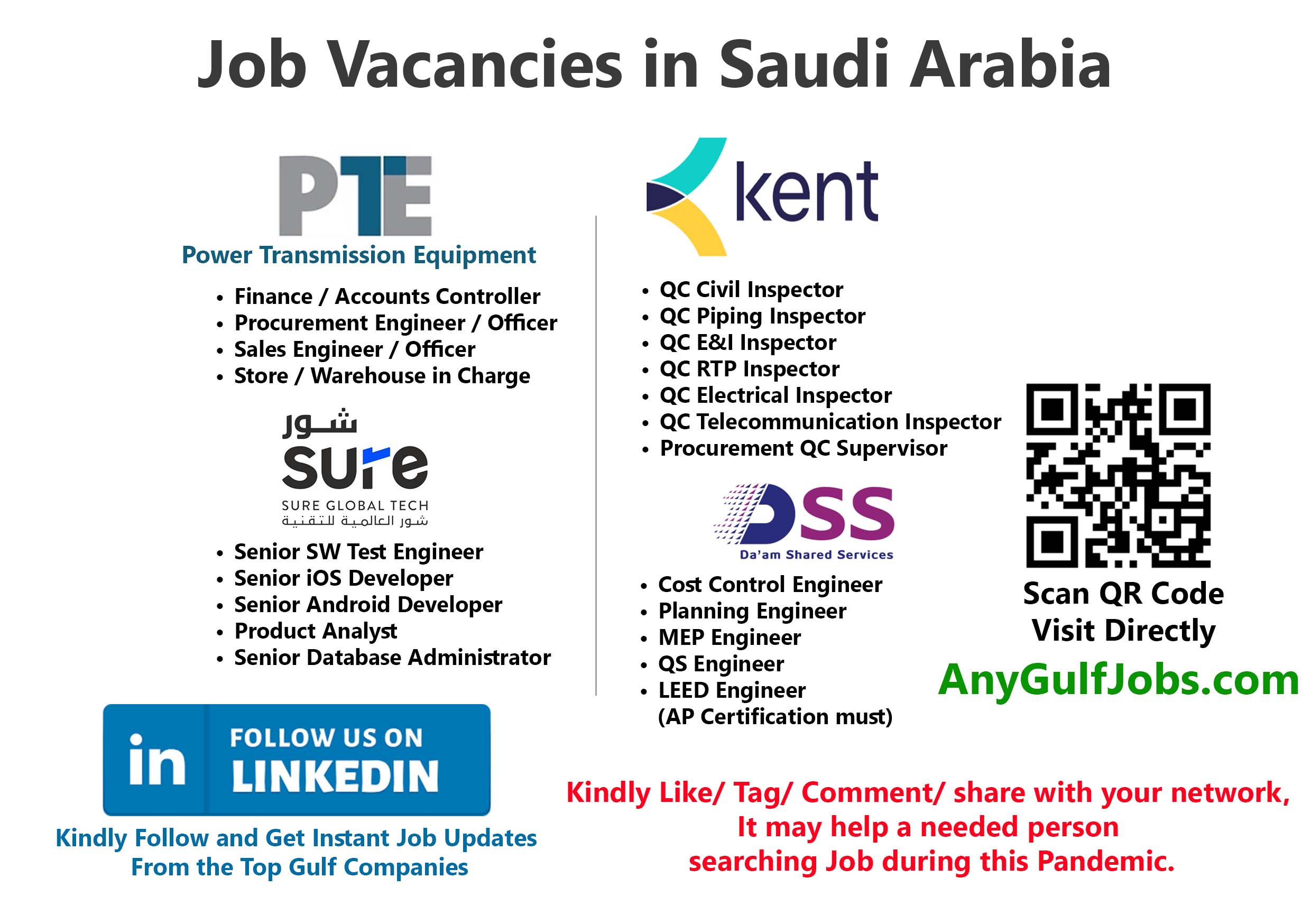 Sure Global Technology Job Vacancies in Saudi Arabia