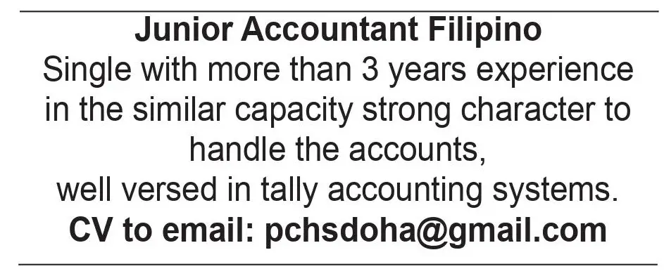 Junior Accountant - Filipino