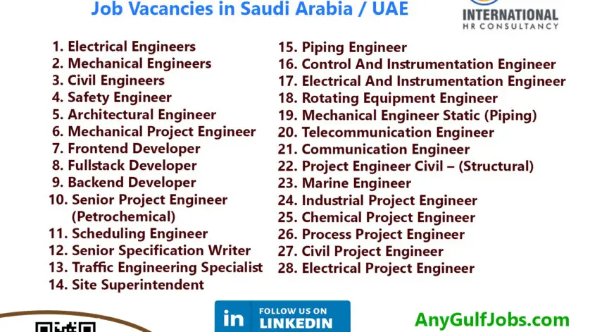 LEO International HR Consultancy Vacancies LEO International HR Consultancy Job Vacancies in Saudi Arabia / UAE