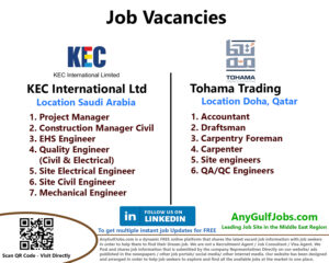 KEC International Ltd Job Vacancies in Saudi Arabia