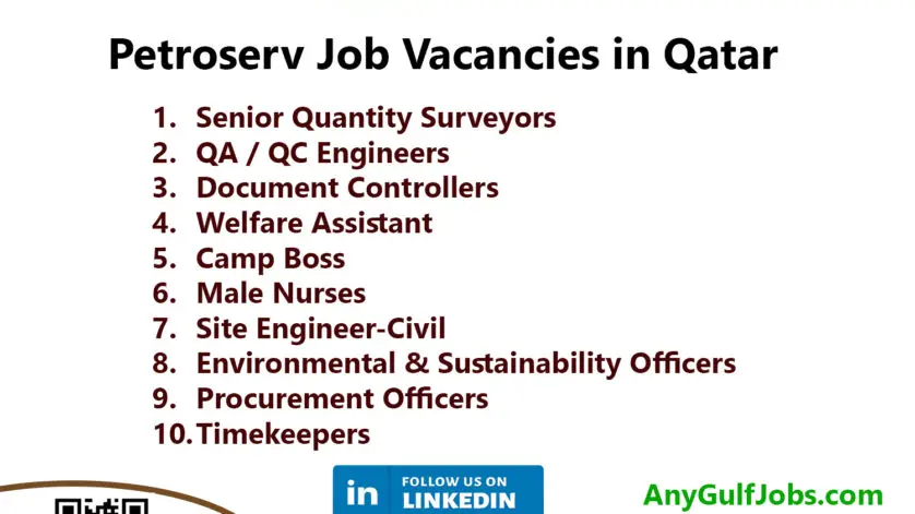 Petroserv Job Vacancies in Qatar