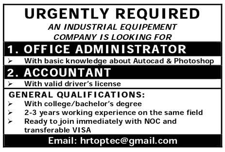 Office Admin and Accountant