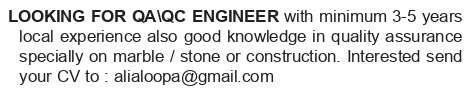 QA / QC Engineer