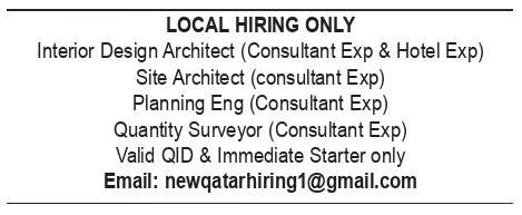 Construction Company Job Vacancies in Qatar