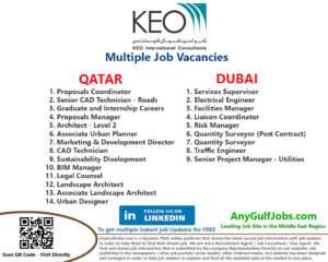 KEO Multiple Job Vacancies in Qatar