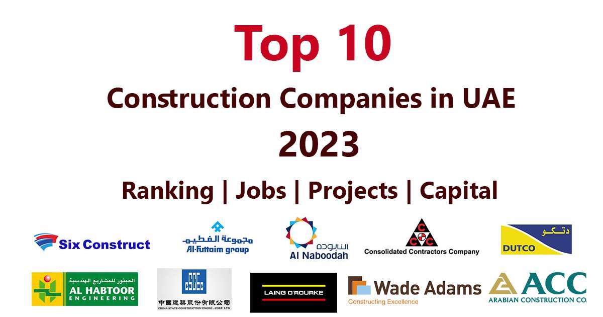 Top 10 Construction and Contracting Companies in Dubai - UAE 2023