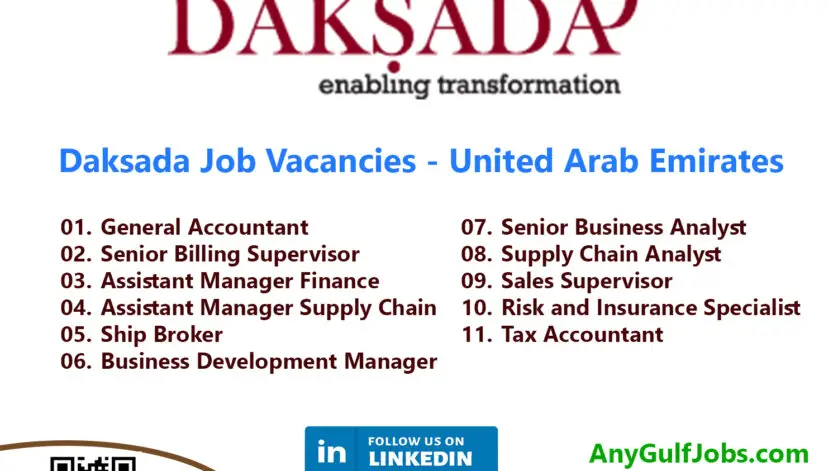 Daksada Job Vacancies - United Arab Emirates