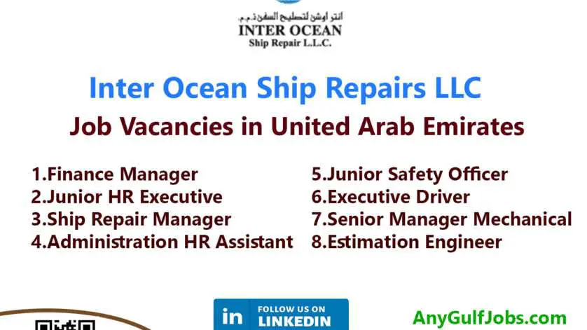 Inter Ocean Ship Repairs LLC Job Vacancies - United Arab Emirates