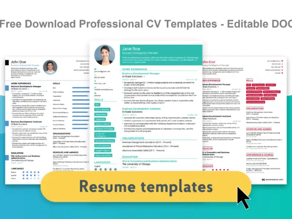 Professional CV Template Word Free Download - Here you can Free Download Professional CV Templates - MS Word DOC | Resume | CV