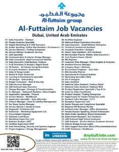 Multiple Job Vacancies  - Al-Futtaim Job Vacancies - Dubai, United Arab Emirates