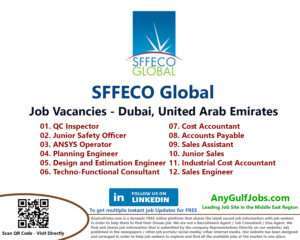 Multiple Job Vacancies  - SFFECO Global Job Vacancies - Dubai, United Arab Emirates