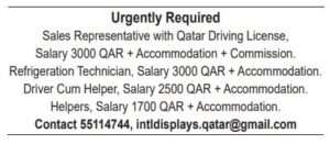 10 3 Gulf Times Classified Jobs - 14 Sep 2022
