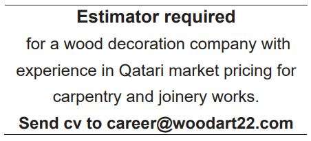 11 5 Gulf Times Classified Jobs - 18 Sep 2022