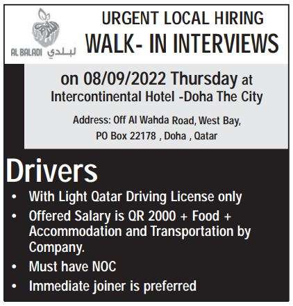12 1 Gulf Times Classified Jobs - 5 Sep 2022