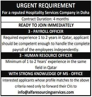 4 3 Gulf Times Classified Jobs - 11 Sep 2022