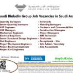 Saudi Binladin Group Job Vacancies in Saudi Arabia