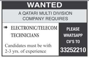 1 3 Gulf Times Classified Jobs - 21 Nov 2022