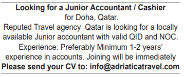 11 8 Gulf Times Classified Jobs - 20 Nov 2022