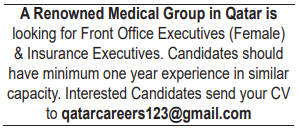 3 2 Gulf Times Classified Jobs - 02 Nov 2022