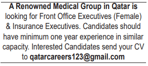7 4 Gulf Times Classified Jobs - 03 Nov 2022