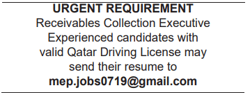 8 12 Gulf Times Classified Jobs - 20 Nov 2022