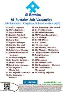 Al-Futtaim Job Vacancies - KSA