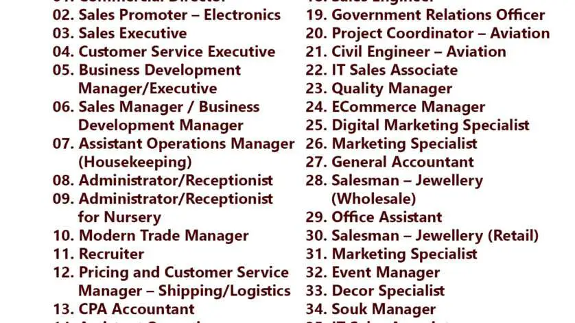 Excelsior Group Job Vacancies - Dubai, UAE