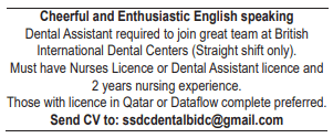 11 Gulf Times Classified Jobs - 01 Dec 2022
