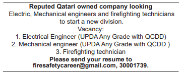 17 Gulf Times Classified Jobs - 11 Dec 2022