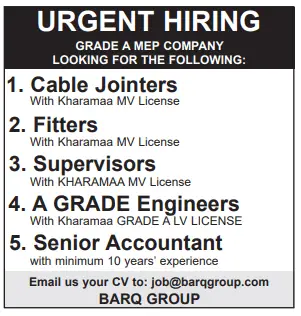 1 5 Gulf Times Classified Jobs - 08 Feb 2023