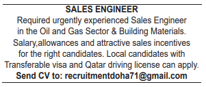 5 1 Gulf Times Classified Jobs - 09 Mar 2023
