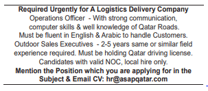 8 1 Gulf Times Classified Jobs - 12 Mar 2023