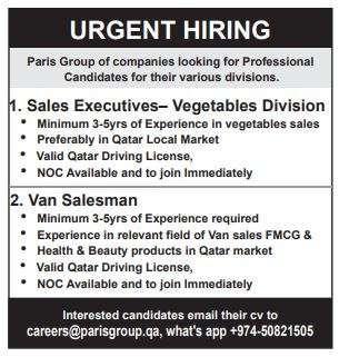 1 Gulf Times Classified Jobs - 12 April 2023