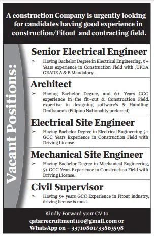 1 Gulf Times Classified Jobs - 02 April 2023