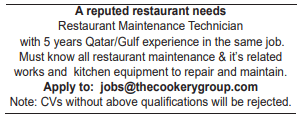 3 5 Gulf Times Classified Jobs - 09 April 2023