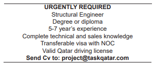 4 1 Gulf Times Classified Jobs - 03 April 2023
