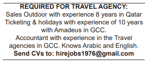 4 Gulf Times Classified Jobs - 02 April 2023