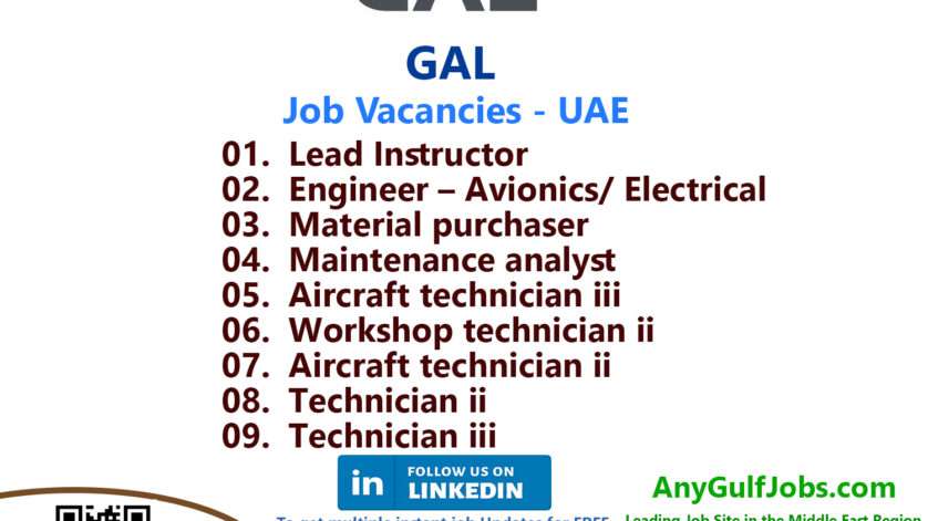 List of GAL Jobs - UAE