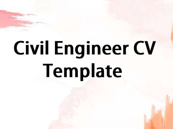 Civil Engineer CV Template for Dubai | UAE Resume