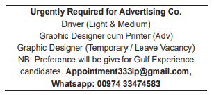 12 Gulf Times Classified Jobs - 01 May 2023