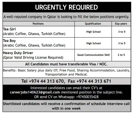 1 13 Gulf Times Classified Jobs - 21 June 2023