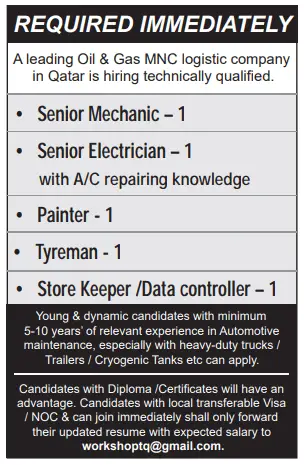 1 Gulf Times Classified Jobs - 01 June 2023
